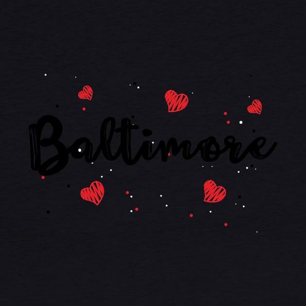 I Love Baltimore Maryland Gifts by TheOptimizedCreative